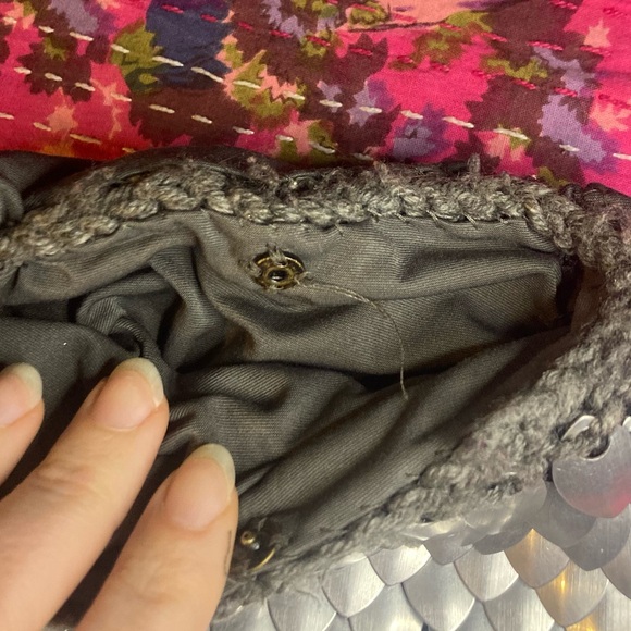 DRAGON SCALE KNITTED SCALEMAIL SCAILE MAILE RENFAIRE BELT BAG LARP RENAISSANCE - Picture 6 of 15